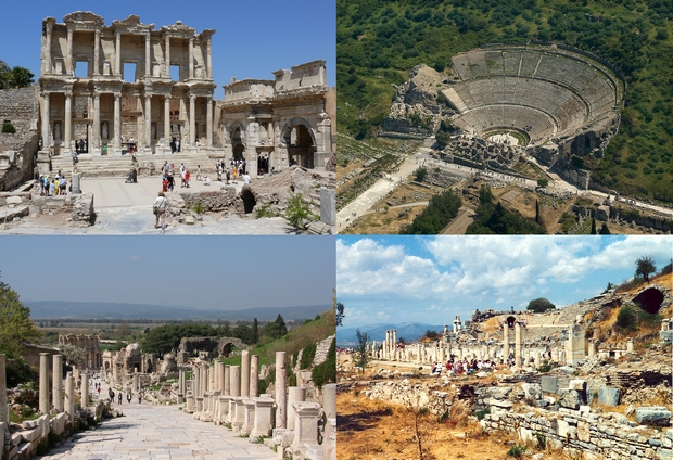 Az újszövetségi időkbeli hatalmas kereskedelmi központ, Efézus most romokban áll